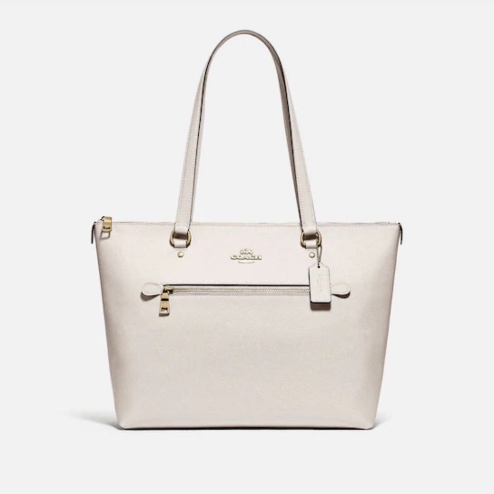 Coach Gallery Tote - Gold/Chalk